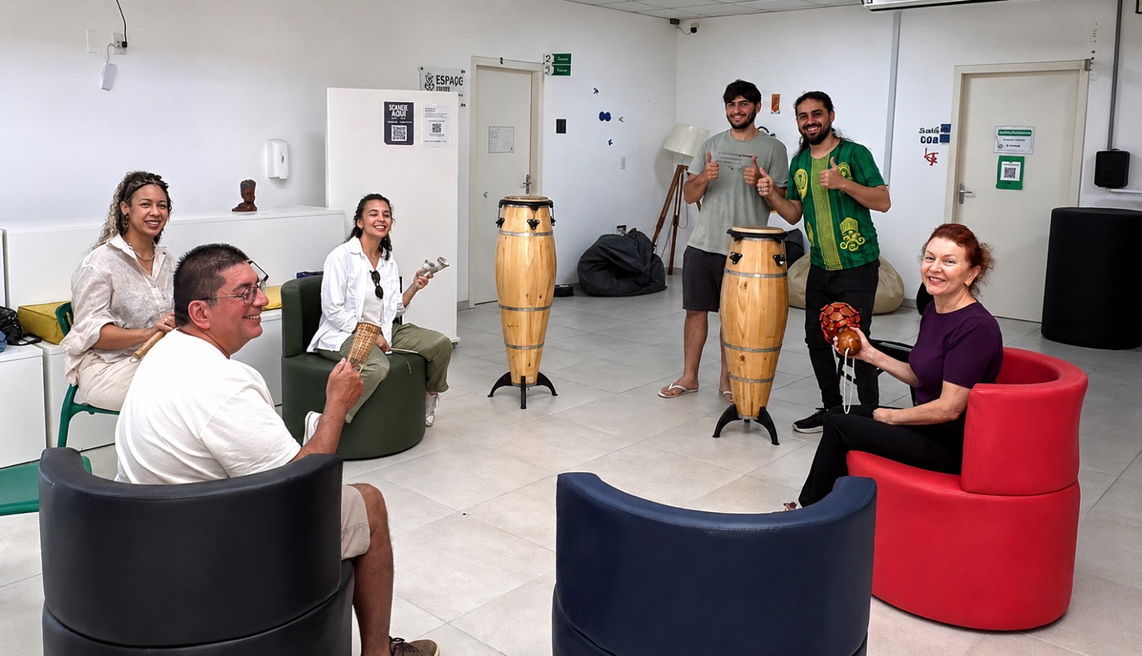 Batuques do Axé realiza nova oficina de percussão afro-brasileira no sábado em Balneário Camboriú