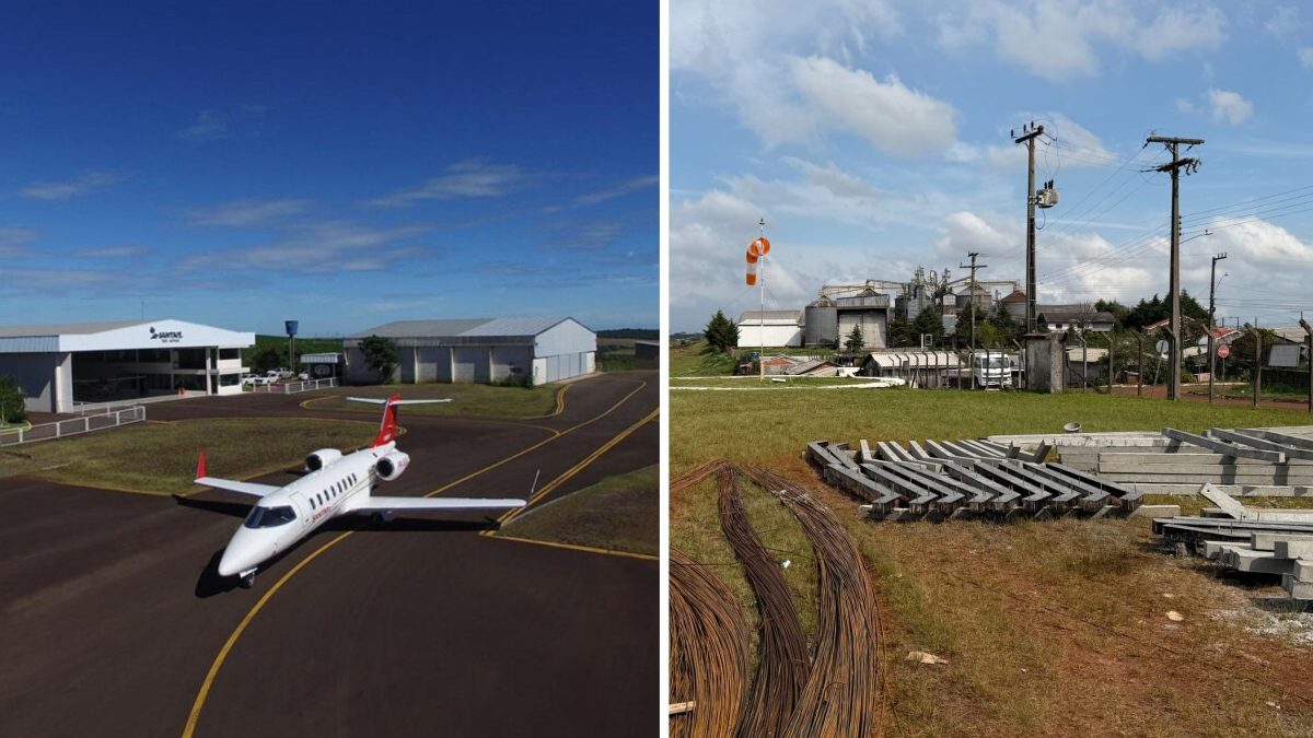 Com investimento de R$ 2 milhões, aeroporto do Oeste de SC passa por obras de infraestrutura para ampliar capacidade de voos