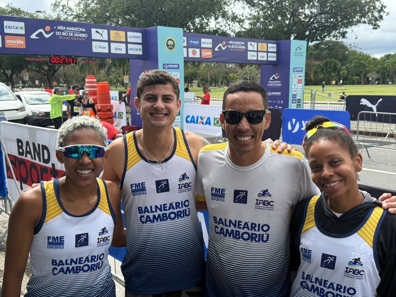Atletas de BC representaram a cidade no Campeonato Brasileiro de Corrida de Rua no Rio de Janeiro