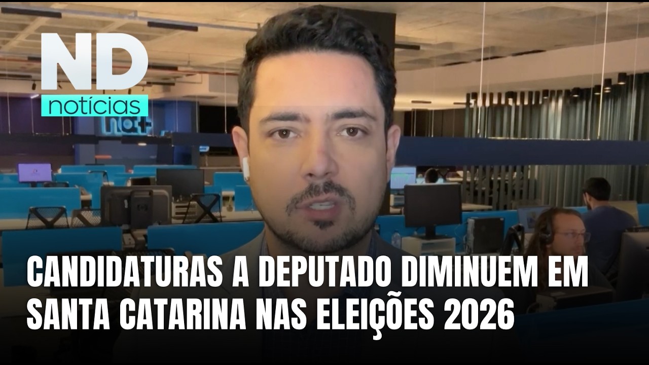 Santa Catarina tem menos candidatos a deputado nas Eleições 2026