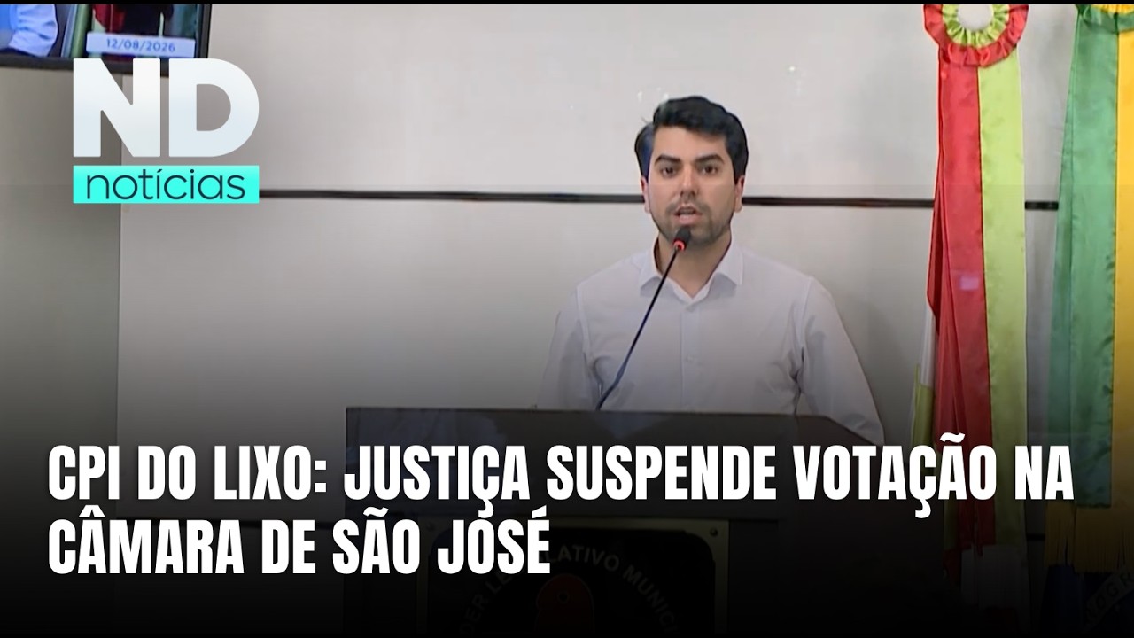 CPI do Lixo em São José: liminar suspende votação na Câmara