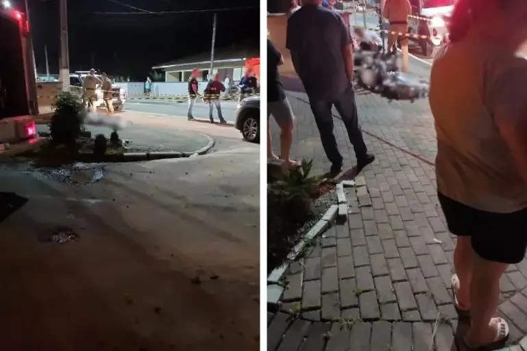 Jovem morre e outro fica ferido após colisão entre motos em Guabiruba