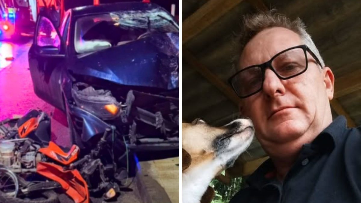 Motociclista que morreu após batida violenta em SC era pai e marido: ‘Merece um lugar maravilhoso’