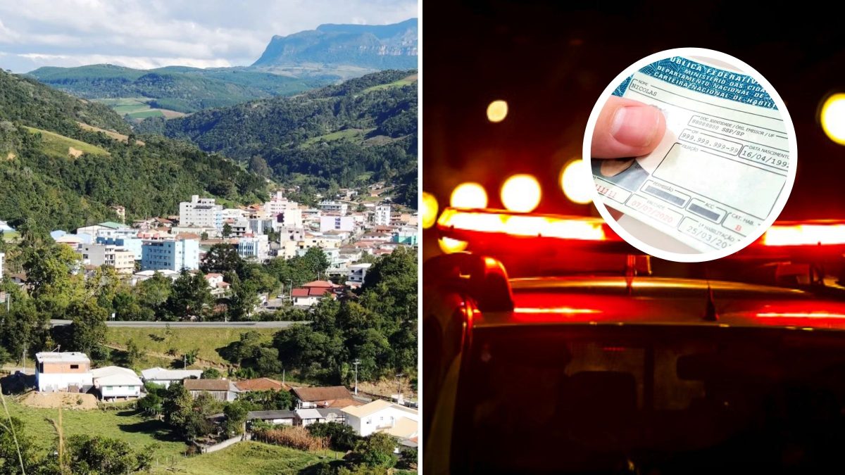 Homem com mandado de prisão em aberto por homicídio tenta enganar polícia com documento falso mas é descoberto e preso na subida da Serra de SC