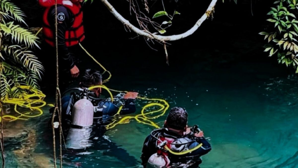 Pescador fica 15 dias preso em caverna a mais de 100 metros de profundidade, no escuro e sem nenhuma comida, até encontrar um lugar que poderia mantê-lo respirando