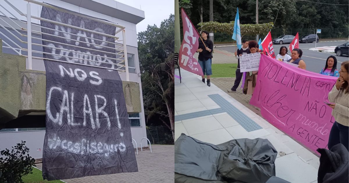 Suposta ‘lista de estupráveis’ mobiliza protesto de estudantes e cobranças à universidade em SC