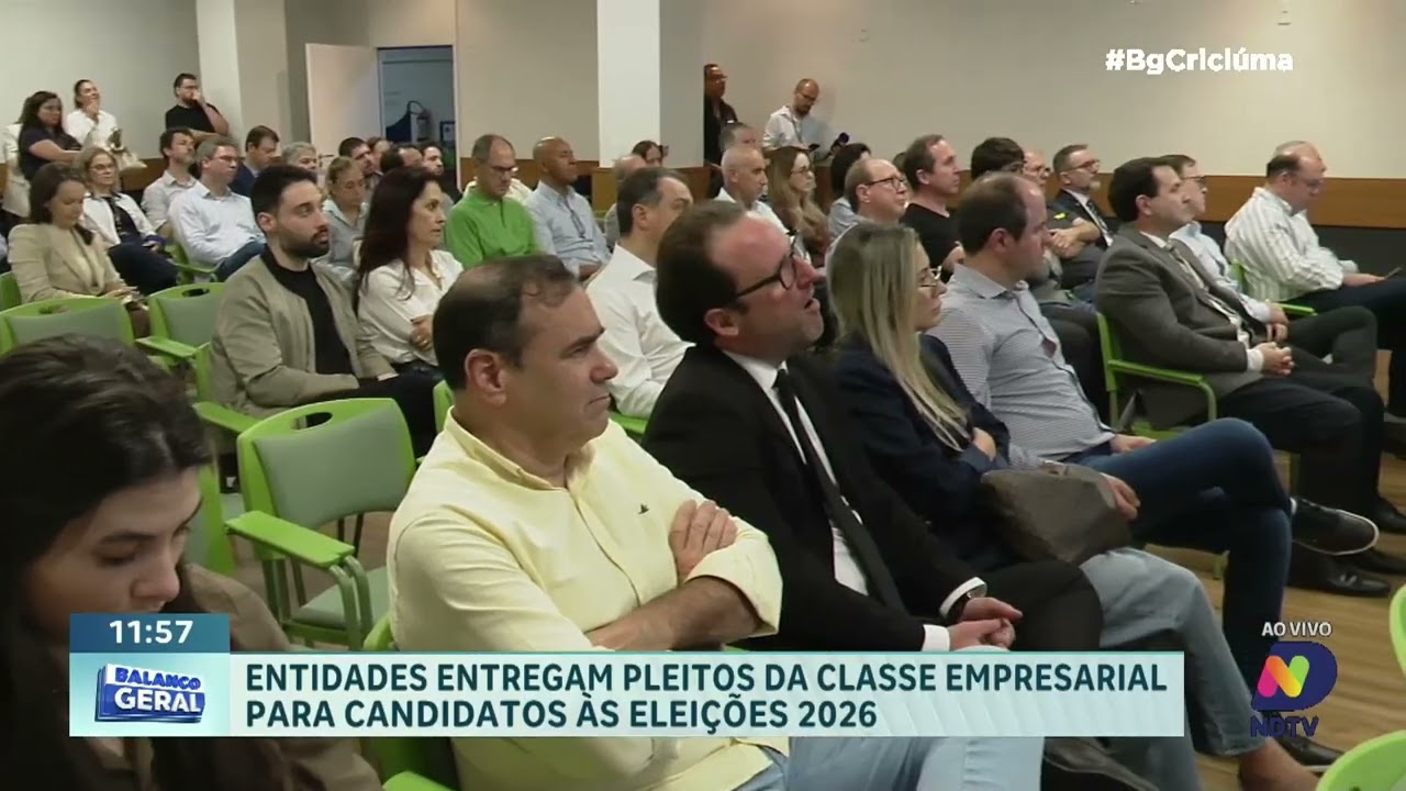 Entidades apresentam demandas empresariais a candidatos em 2026