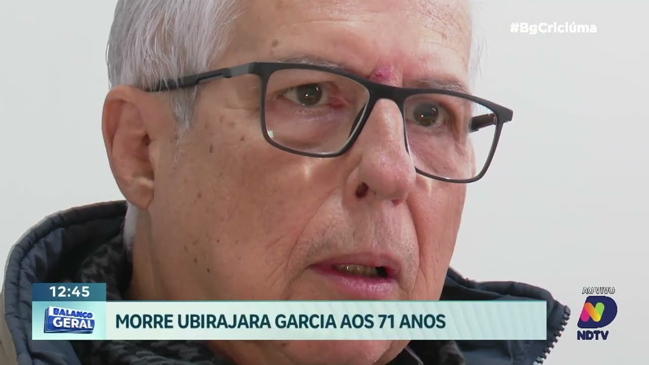 Locutor Ubirajara Garcia morre aos 71 anos e deixa legado em SC