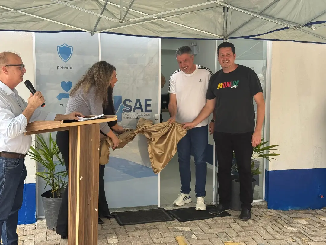 SAE inaugura novo espaço anexo à Policlínica de Brusque