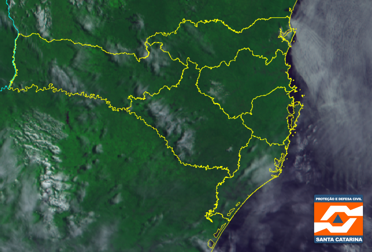 Monitoramento Meteorológico DC/SC 18/08 12:12 - Secretaria de Estado da Proteção e Defesa Civil de Santa Catarina