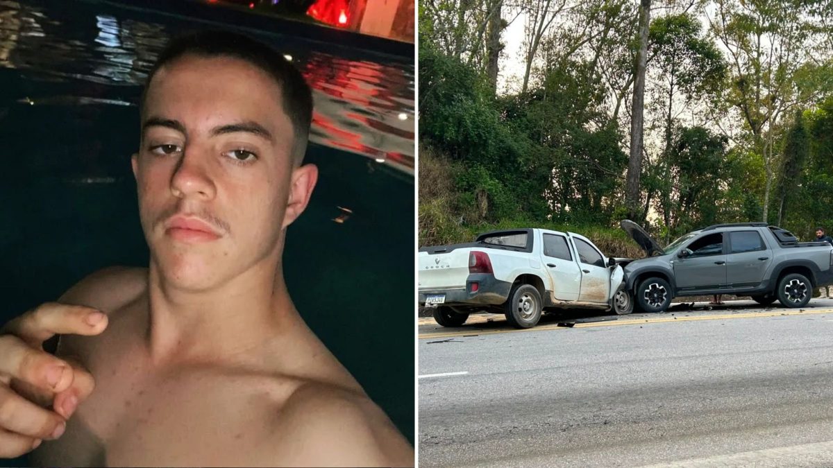 ‘Sempre no meu coração’: jovem de 21 anos é o motociclista que morreu em grave acidente que envolveu três veículos na BR-282, em SC