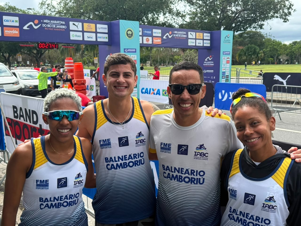 Atletas de Balneário Camboriú participaram do Campeonato Brasileiro de Corrida de Rua no Rio