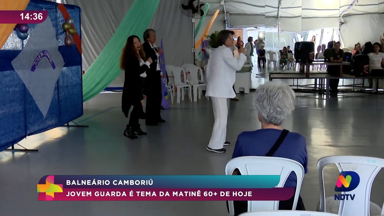 Balneário Camboriú recebe Matinê 60+ com especial Jovem Guarda