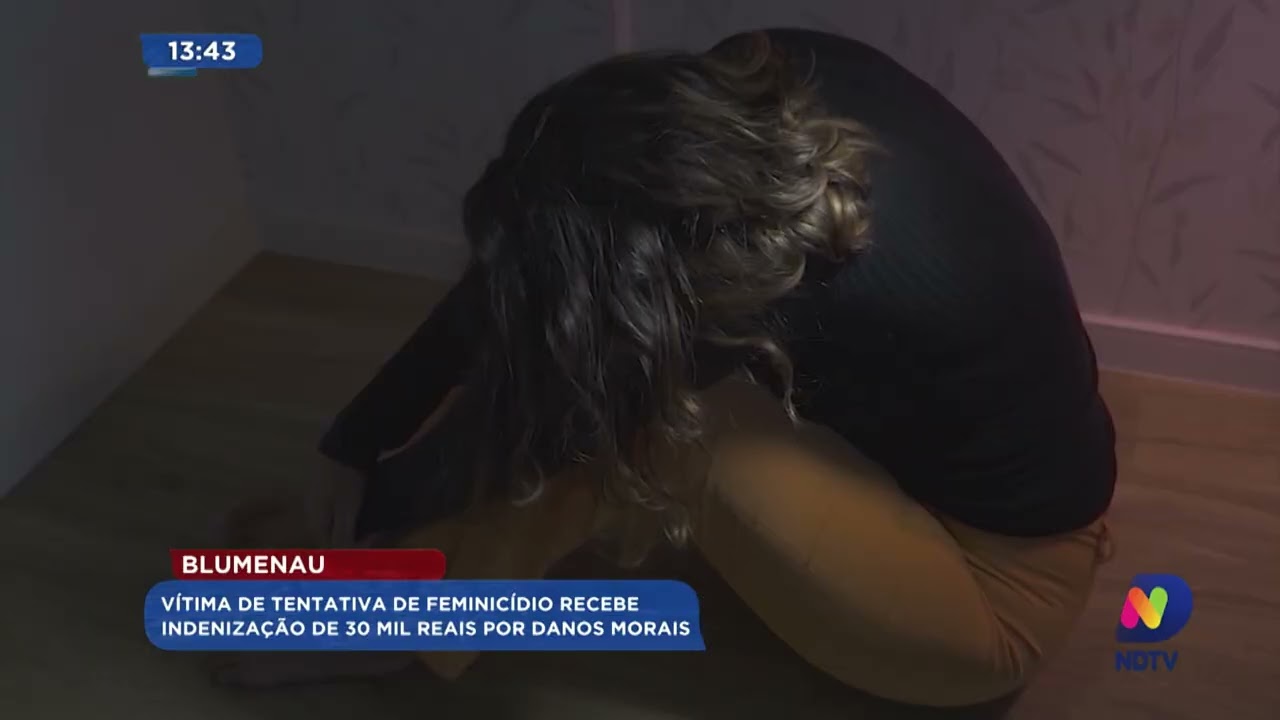 Blumenau: vítima de tentativa de feminicídio recebe indenização de 30 mil reais por danos morais