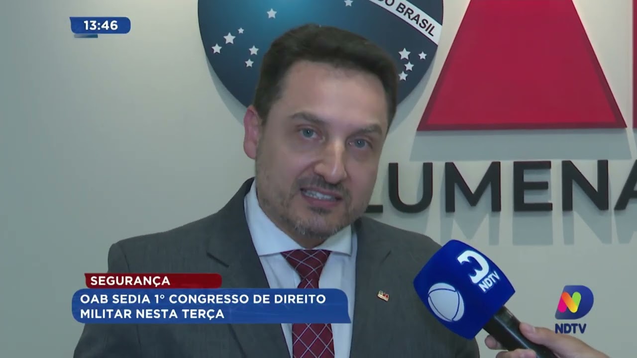 Segurança: OAB sedia 1° Congresso de Direito Militar nesta terça-feira