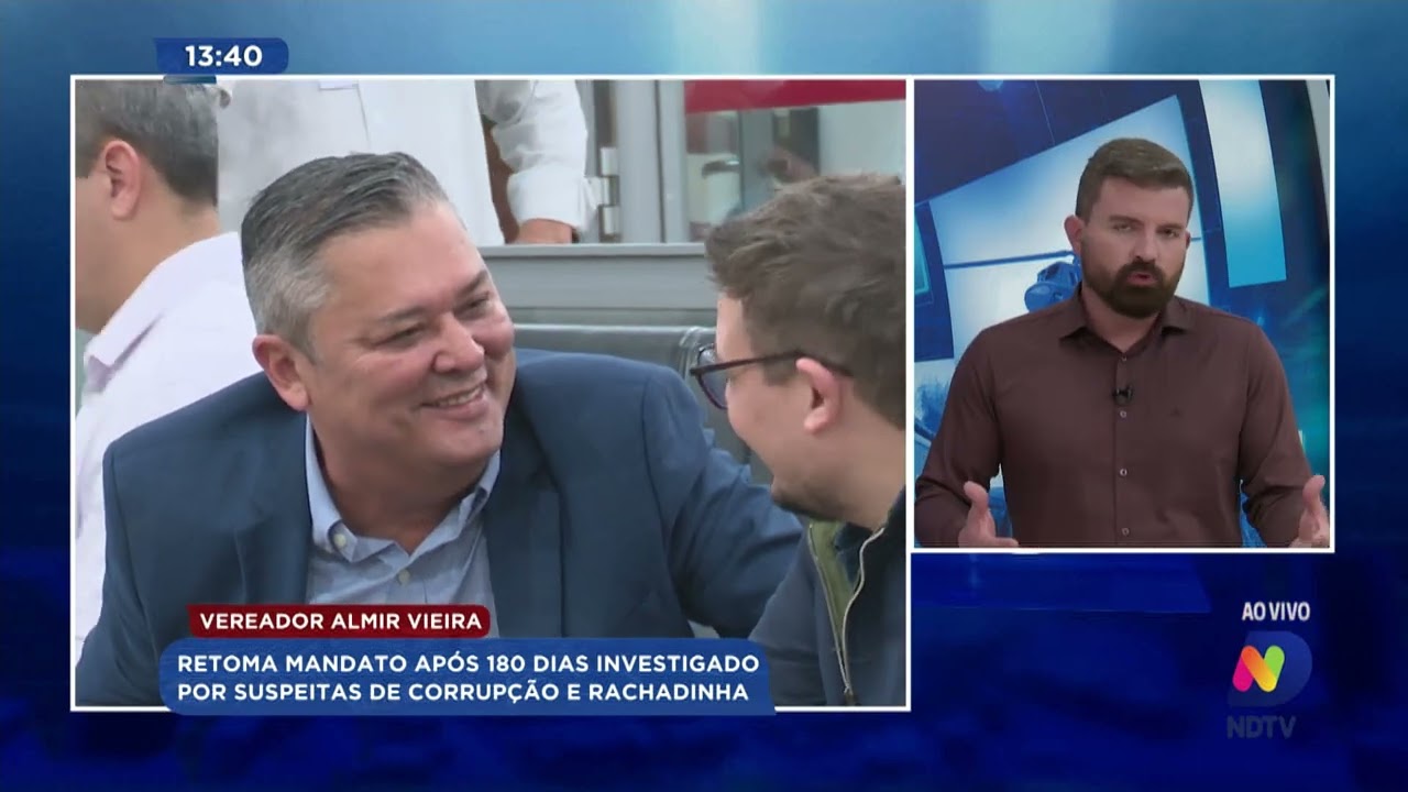 Blumenau: vereador Almir Vieira retoma mandato após 180 dias