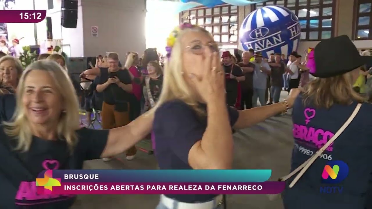 Brusque abre inscrições para a Realeza da Fenarreco 2026