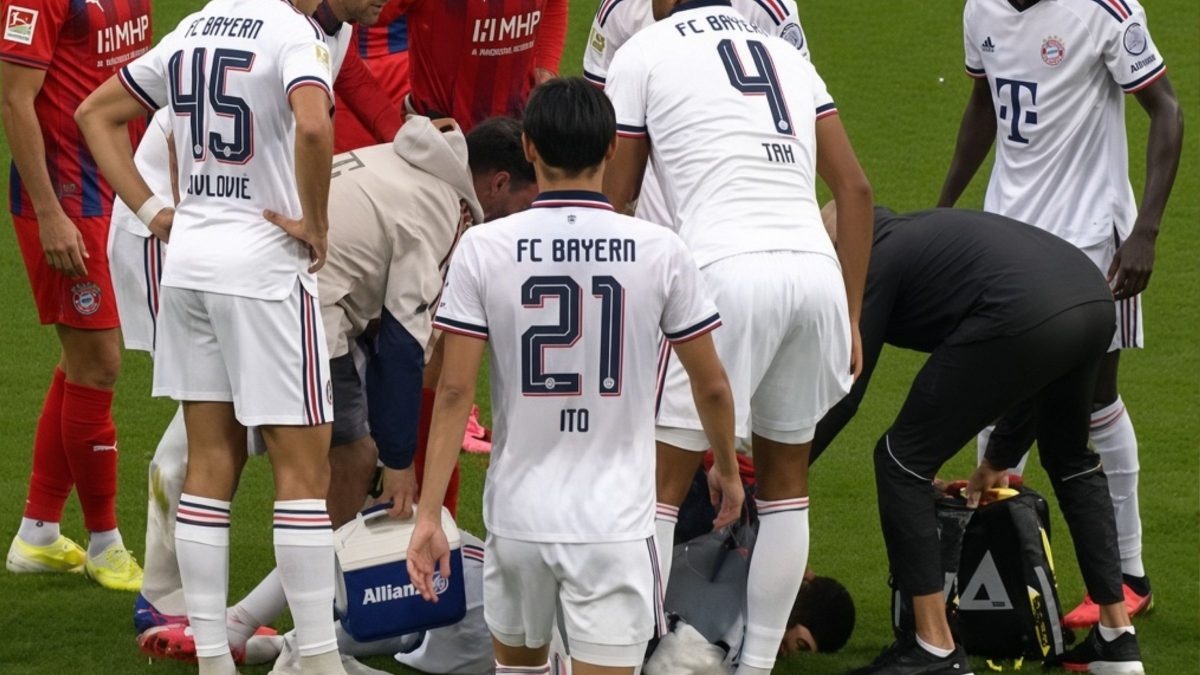 ‘Vocês vão descobrir’: Musiala sofre novo colapso e Bayern de Munique explica situação
