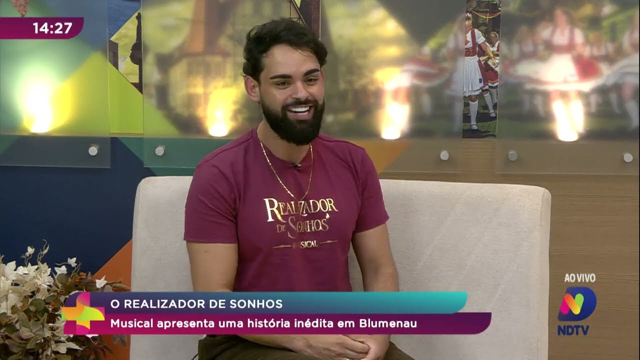 O Realizador de Sonhos: Musical apresenta uma história inédita em Blumenau