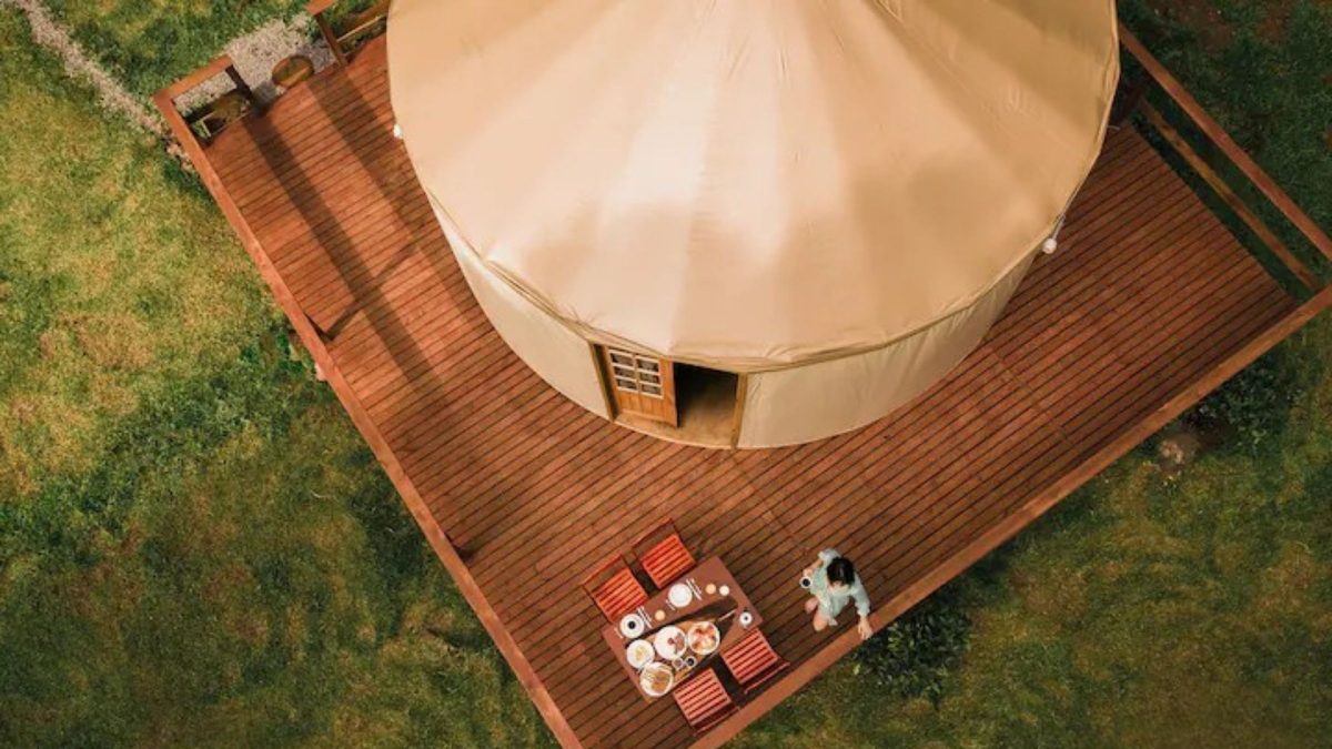 Casa redonda de 12 m² é atração no Salão do Imóvel em Joinville