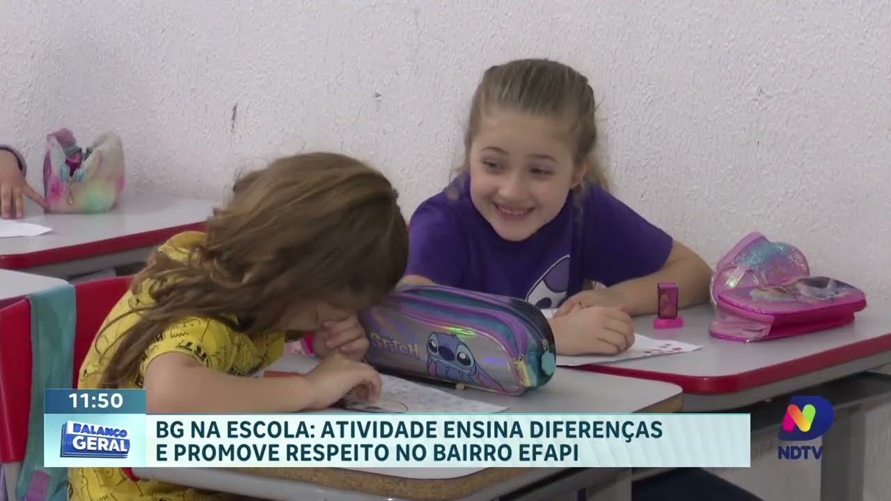 Atividade em escola de Chapecó incentiva respeito e empatia