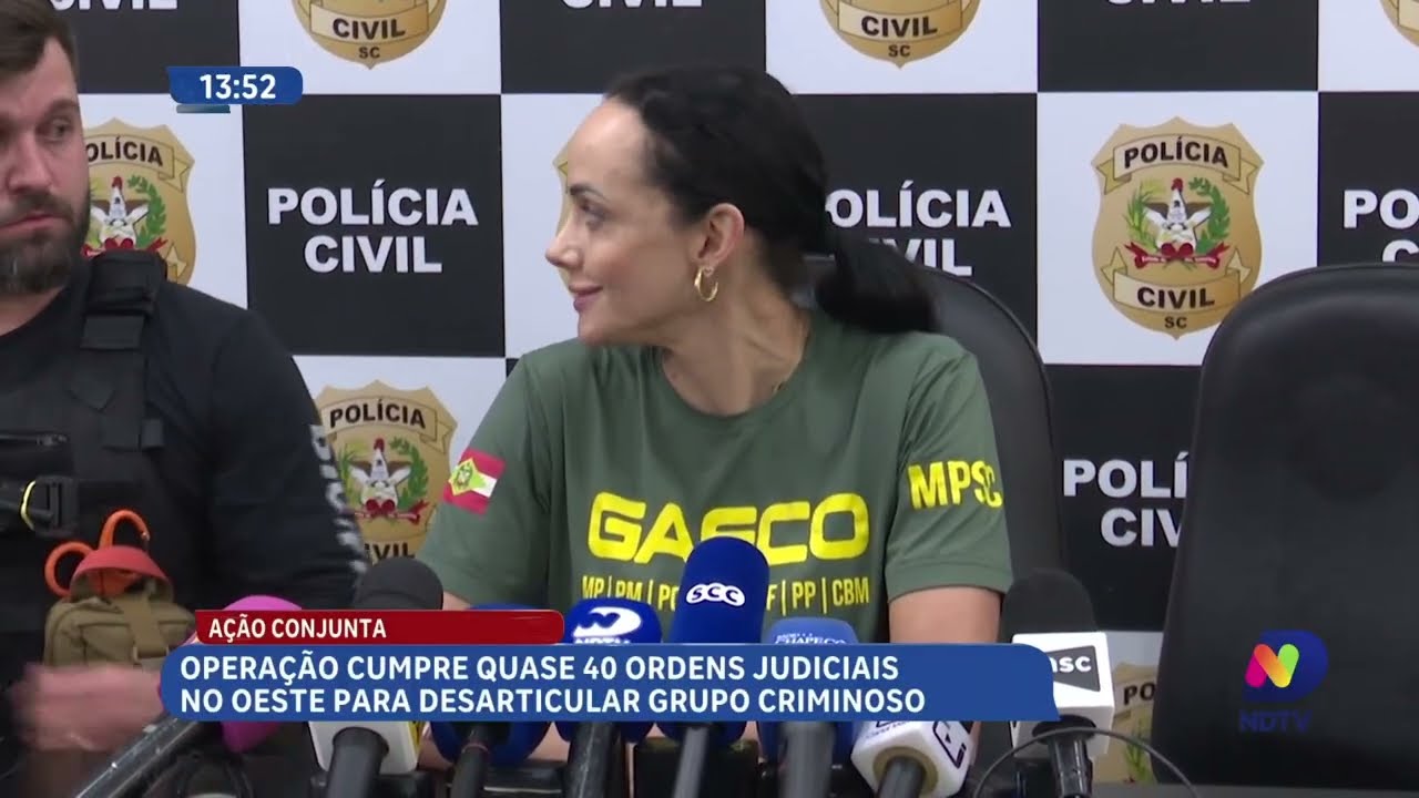 Operação Istós mira organização criminosa com ações no Oeste de SC