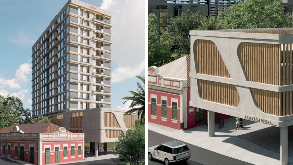 Casarão histórico de 1840 será integrado a novo empreendimento imobiliário com piscina e SPA em Florianópolis