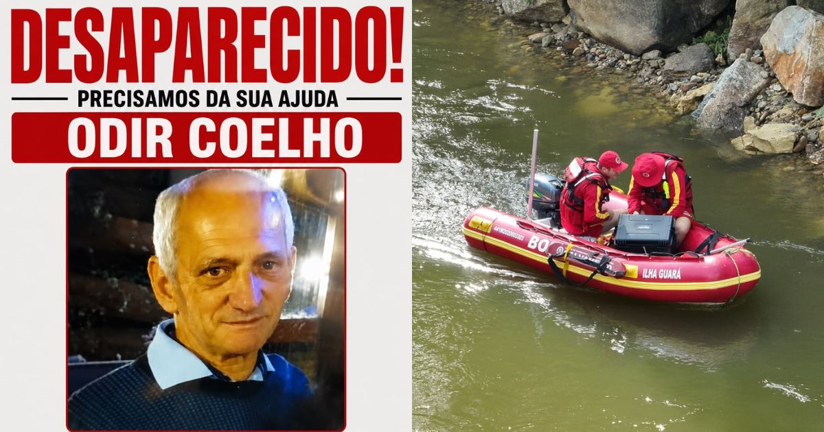 Homem desaparece a poucos metros de onde menino de 6 anos foi levado pela correnteza em SC
