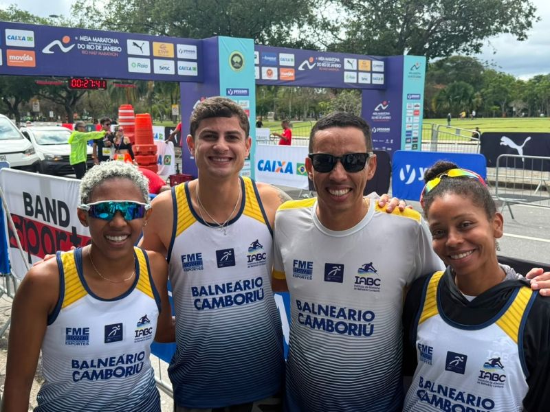 Atletas de BC participam do Brasileiro de Corrida de Rua no Rio de Janeiro