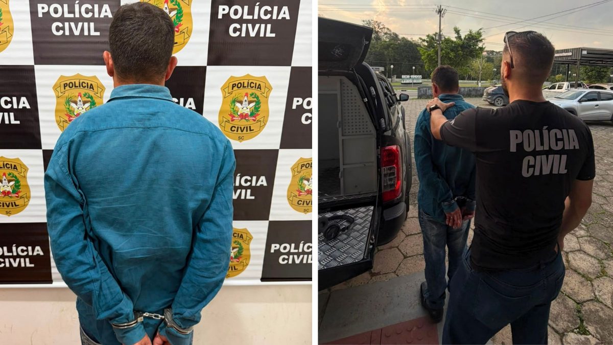 Acusado de abusar da enteada desde os 6 anos de idade é preso em SC durante palestra