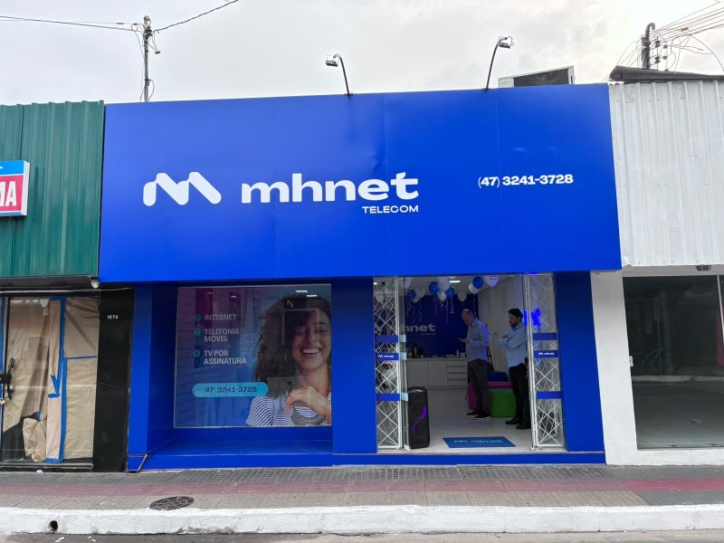 Mhnet inaugura primeira loja física no São Vicente e amplia presença de internet de qualidade em Itajaí