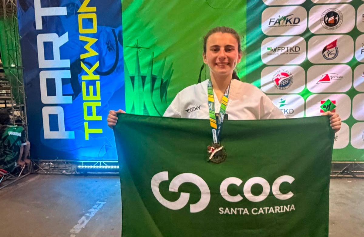 Atleta de Balneário Camboriú conquista medalha de bronze no Super Campeonato Brasileiro de Taekwondo