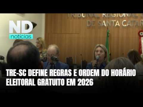Horário eleitoral gratuito: TRE-SC apresenta regras para eleições de 2026