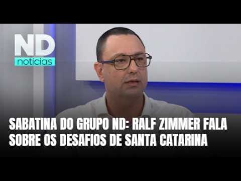 Ralf Zimmer participa de sabatina do Grupo ND e apresenta propostas para SC