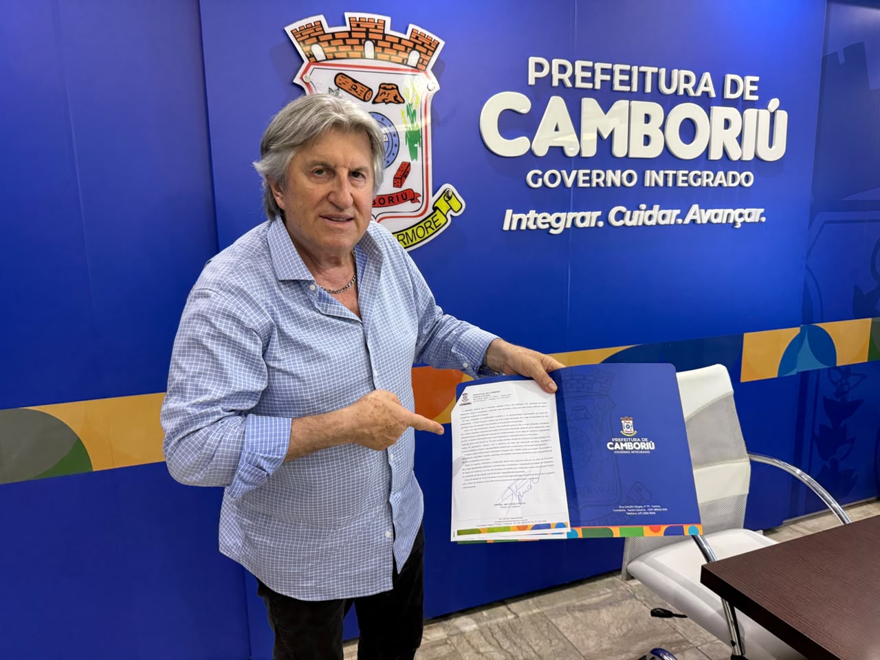 Prefeito Leonel Pavan solicita que Câmara apresente alternativa para implantação da ETE de Camboriú