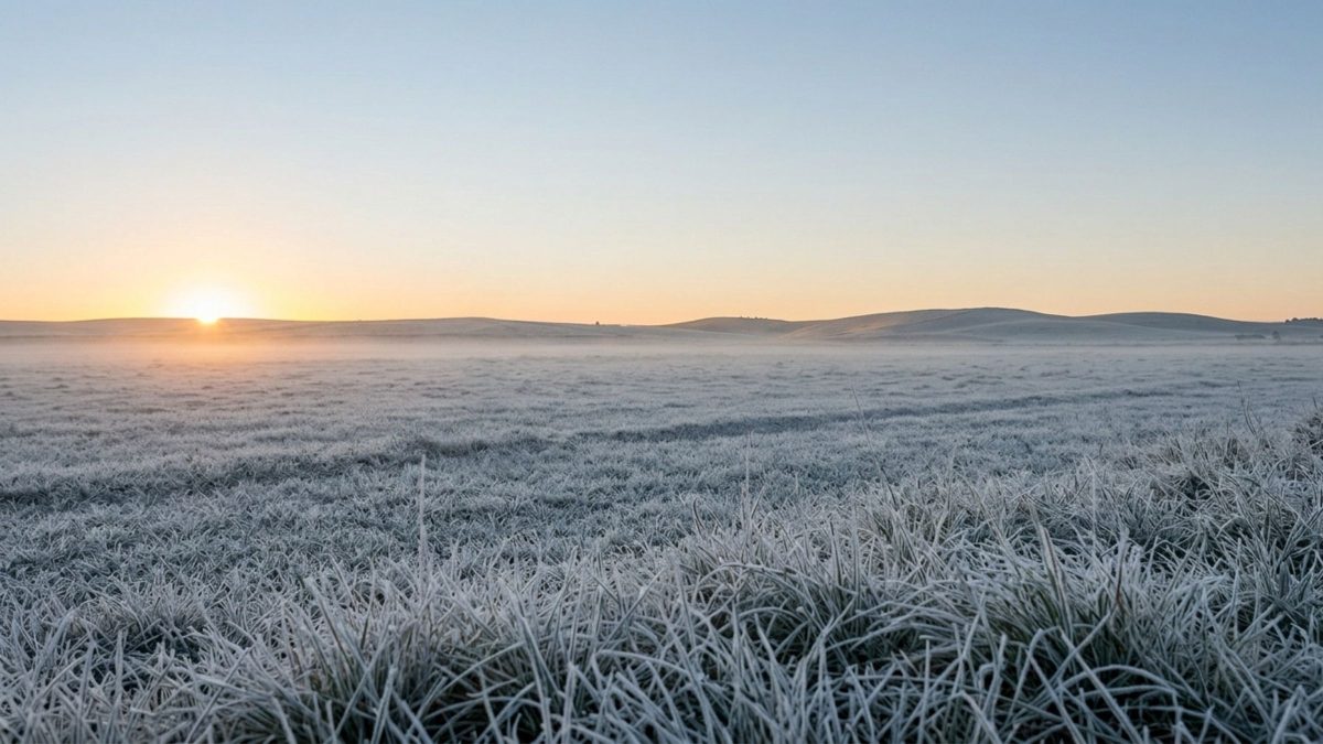 Massa de ar frio avança: Oeste de SC terá manhãs de 6°C e risco de geada até segunda-feira; saiba o que esperar