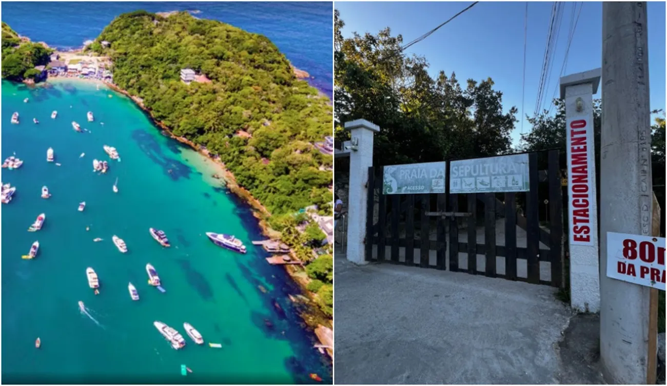 Justiça manda cidade paradisíaca retirar portão que bloqueia praia | G1