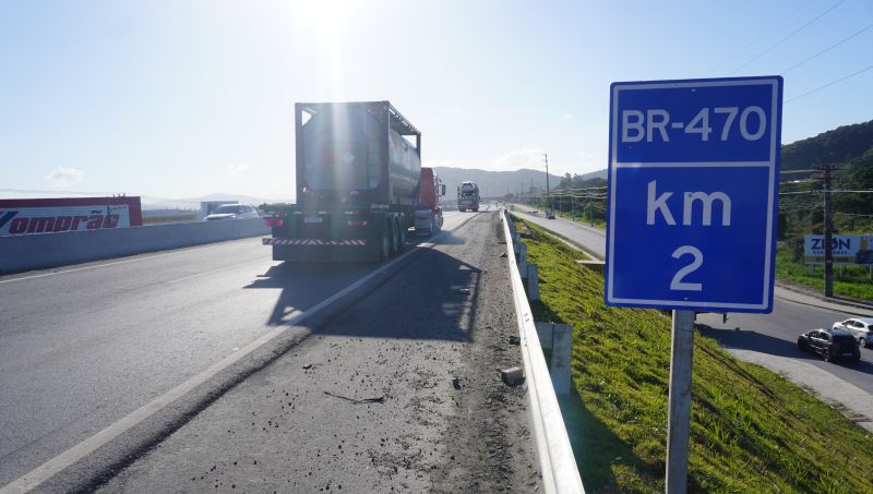 Navegantes fecha acordo com a PRF pra fiscalização das marginais da BR 470