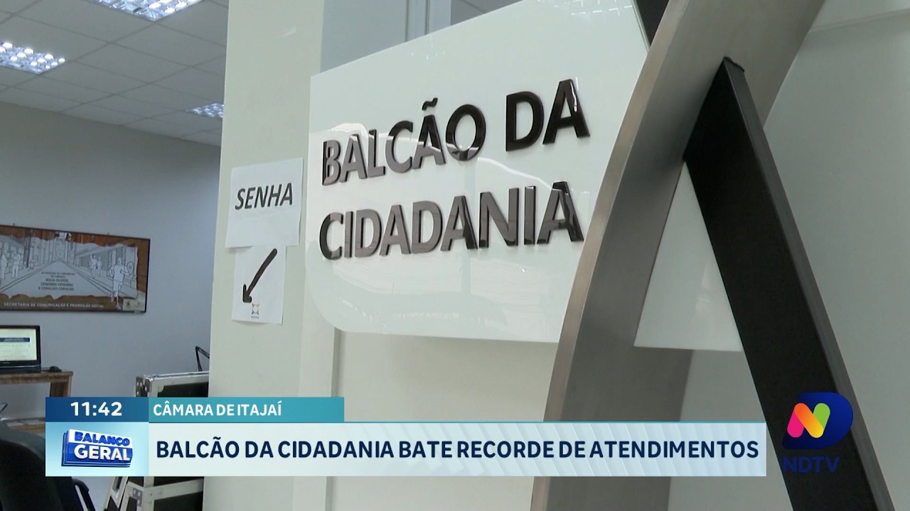 Câmara de Itajaí registra recorde de atendimentos no Balcão da Cidadania