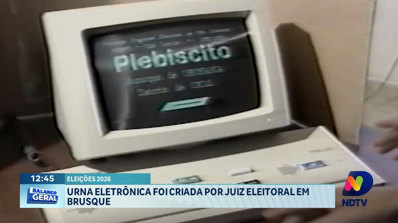 Urna eletrônica foi criada por juiz eleitoral de Brusque; conheça a história