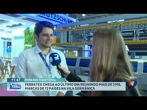 Febratex chega ao último dia reunindo mais de 3 mil marcas de 72 países na Vila Germânica.