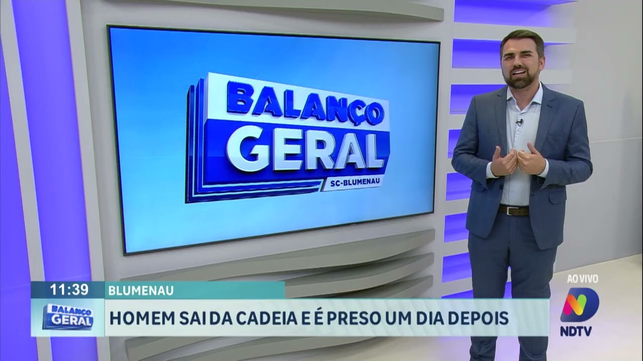Blumenau: homem sai da cadeia é preso um dia depois.