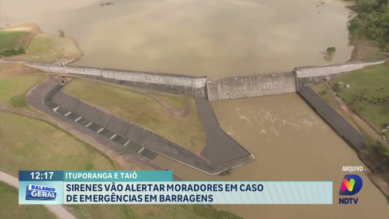 Ituporanga e Taió: sirenes vão alertar moradores em caso de emergências em barragens.