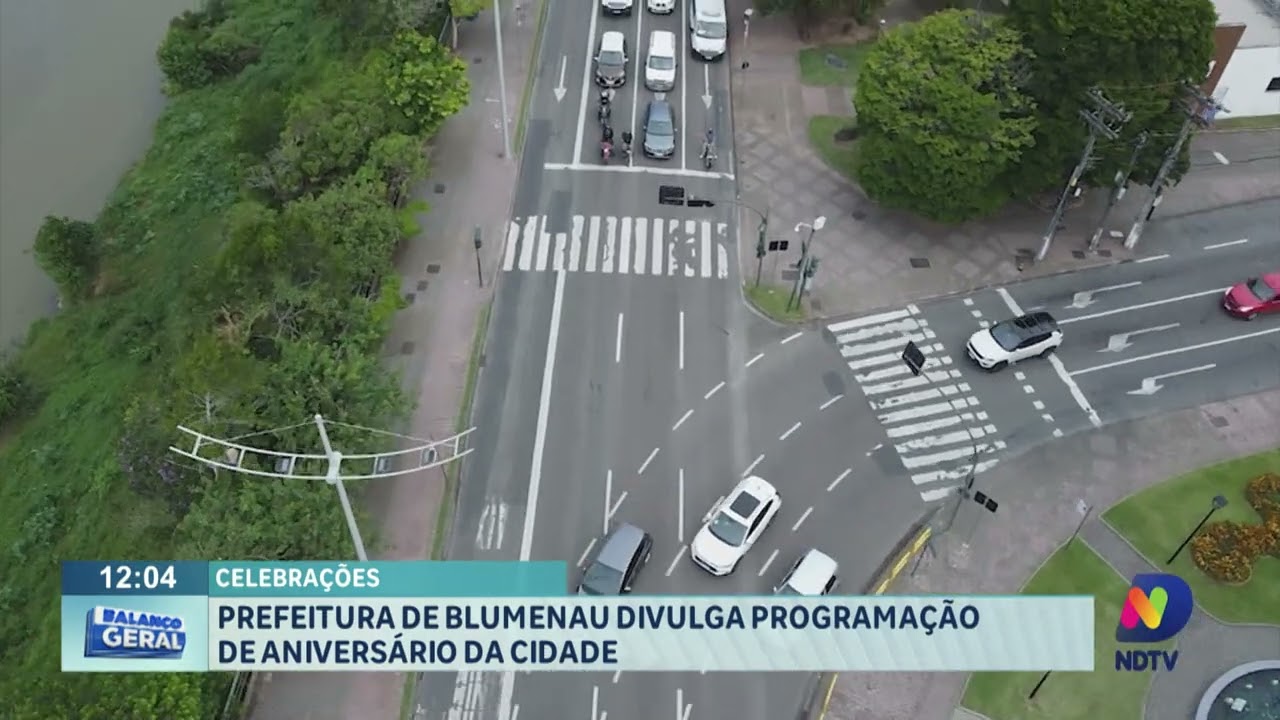 Celebrações: Prefeitura de Blumenau divulga programação de aniversário da cidade