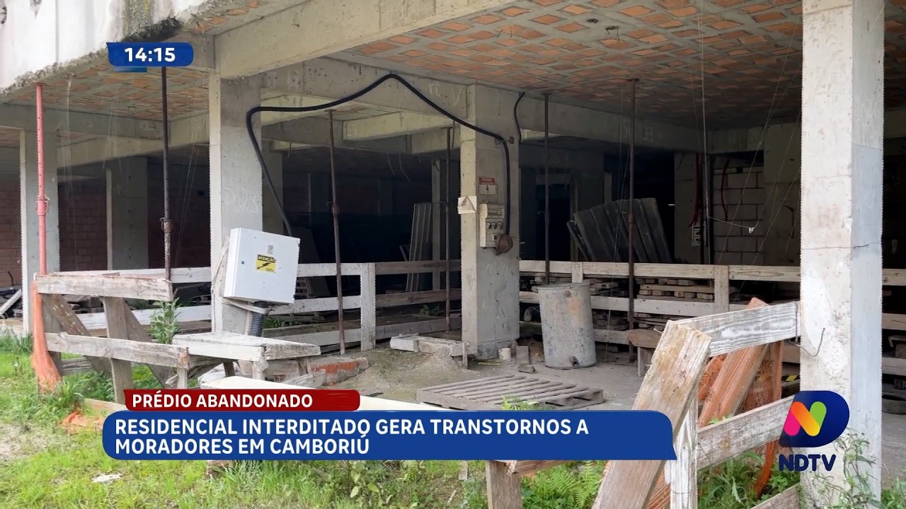 Prédio interditado e operação policial geram preocupação em Camboriú
