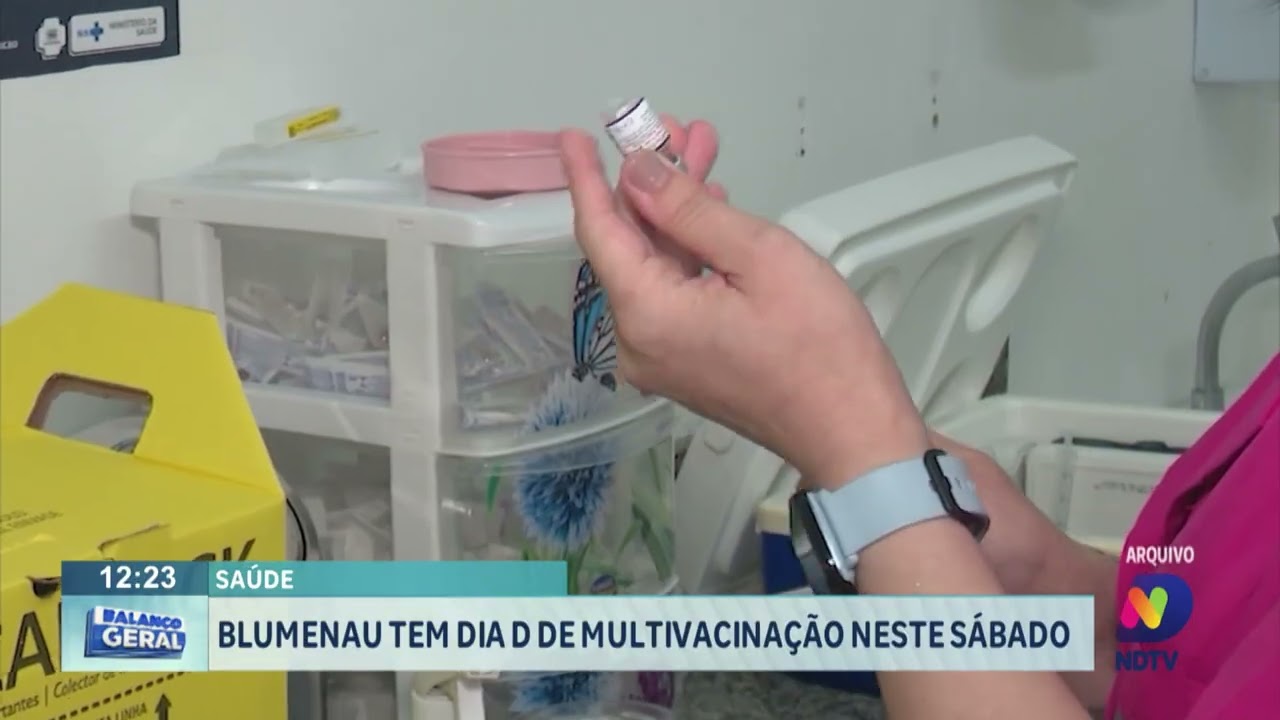 Saúde: Blumenau tem Dia D de Multivacinação neste sábado