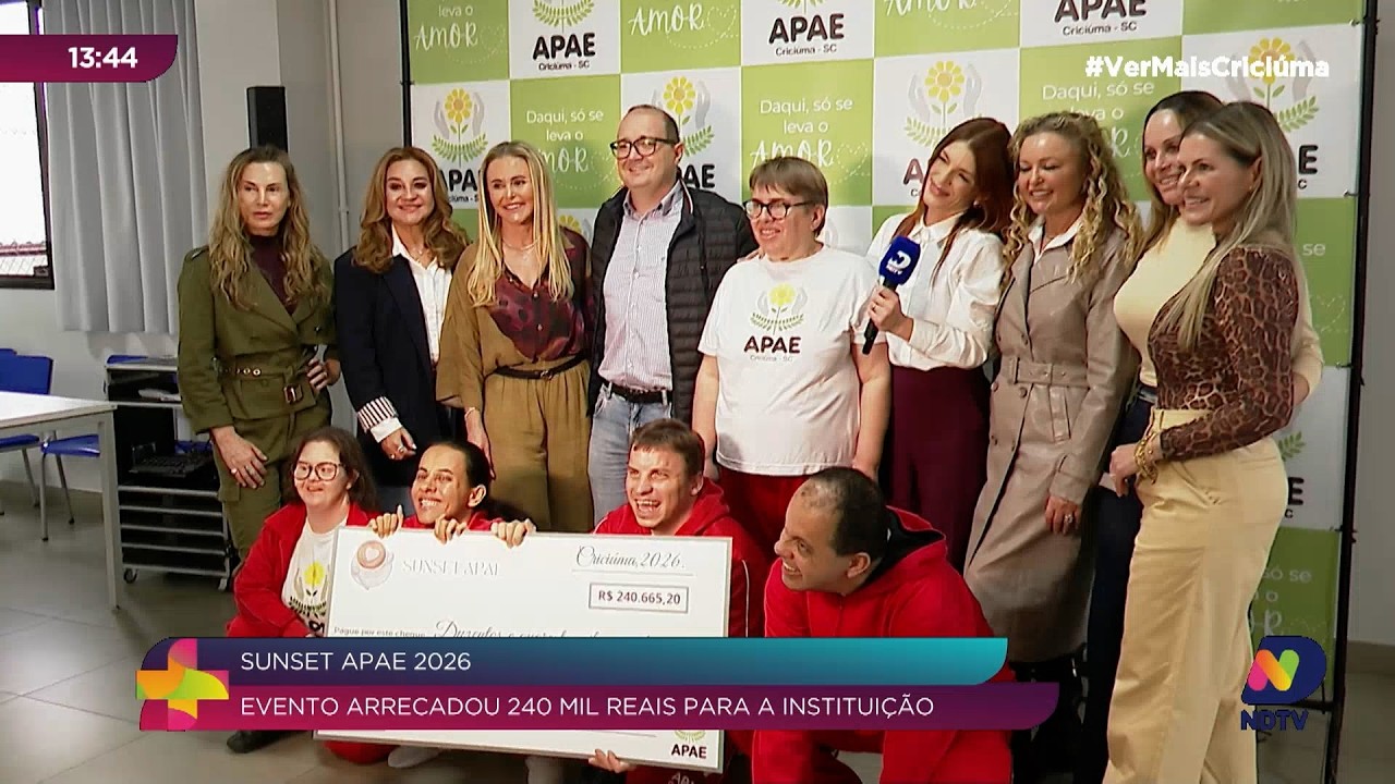 História de inspiração revela momento especial na apae de Criciúma
