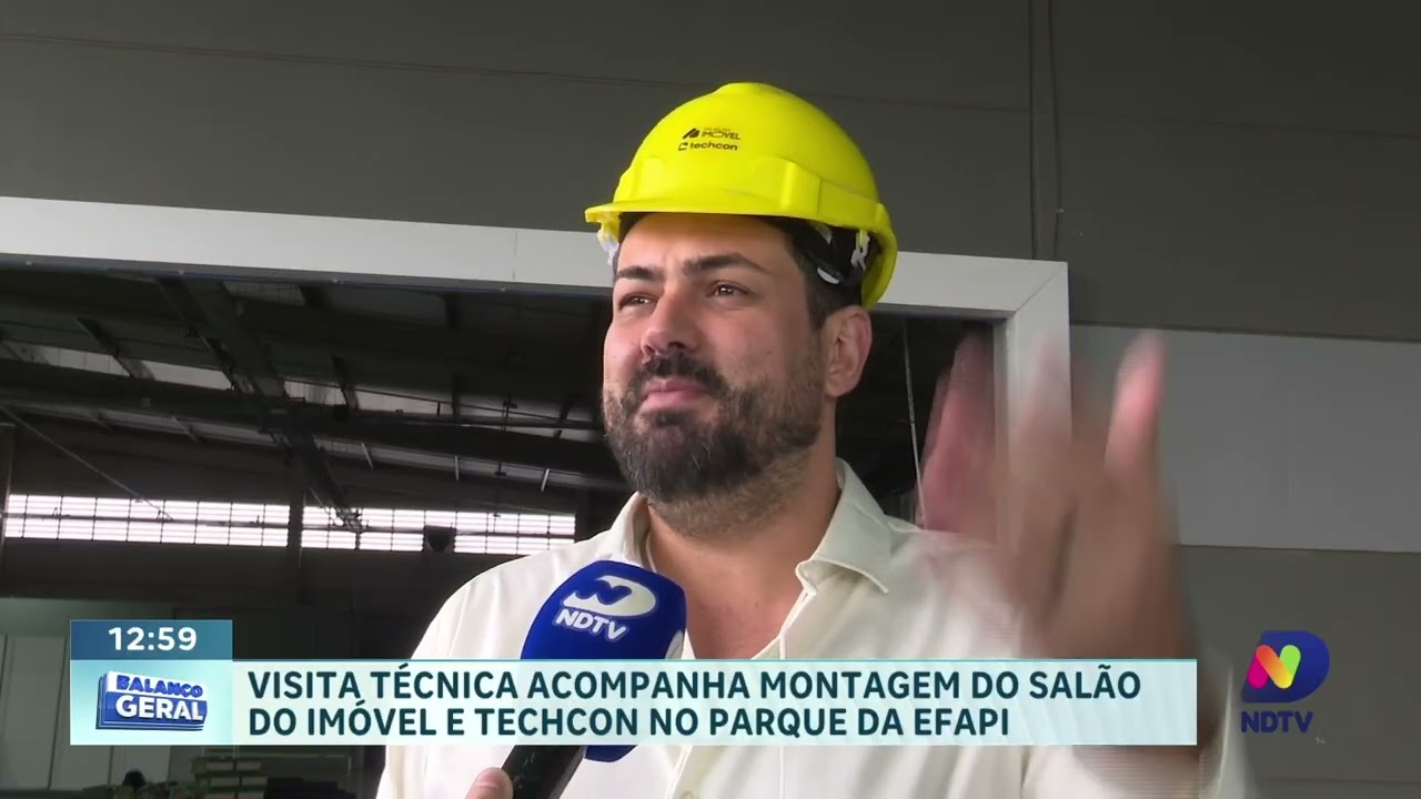 Salão do Imóvel e TechCon avançam na montagem em Chapecó