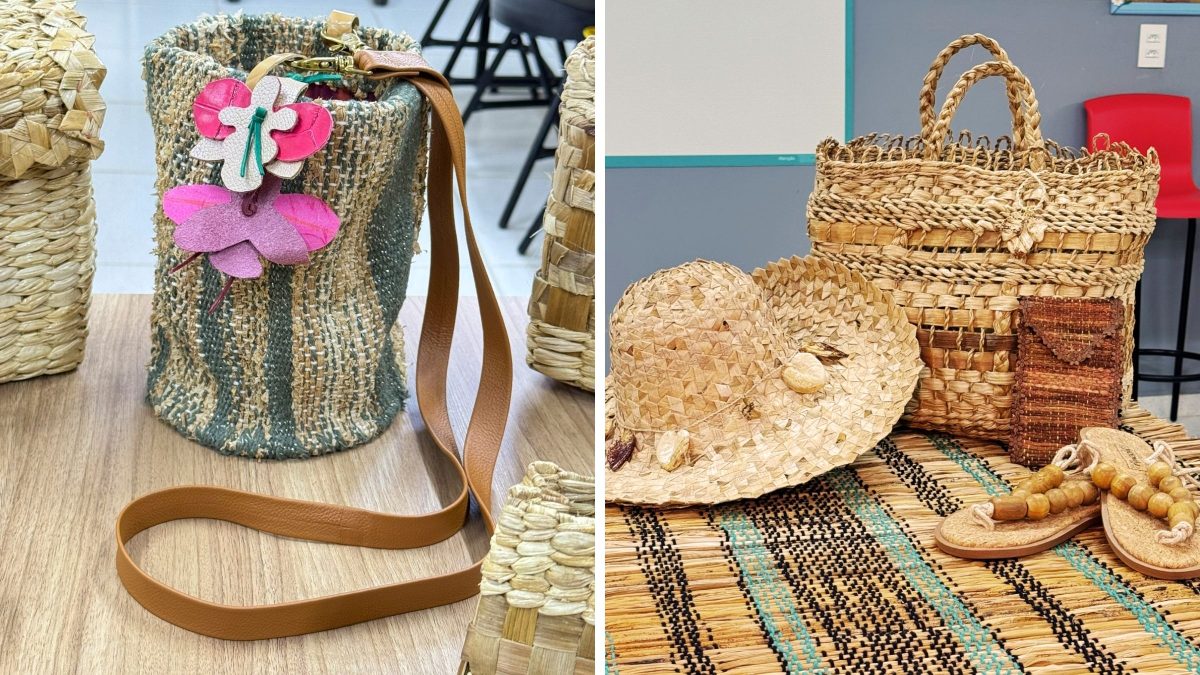 Bolsa de fibra de bananeira produzida em SC vai parar na Semana da Moda de Milão