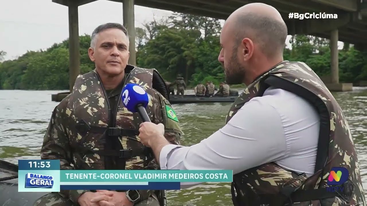 Tubarão recebe treinamento do Exército para socorro em desastres